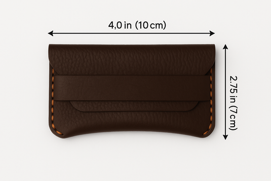Handmade Minimalist Wallet – Slim Card & Cash Holder