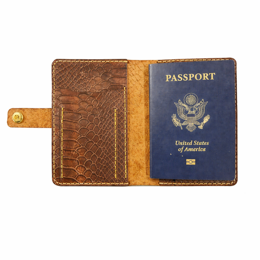 Handmade Full-Grain Leather Passport Holder