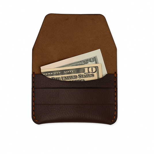 Handmade Minimalist Wallet – Slim Card & Cash Holder